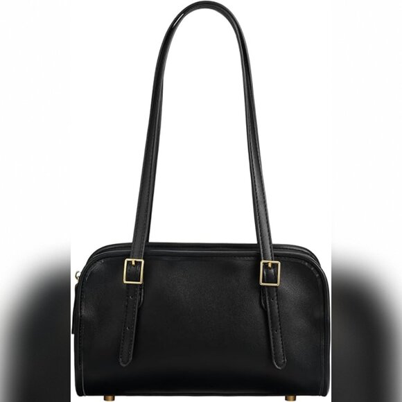 NEW Swing Bag, Zip Shoulder Bag Purse, Black - Picture 1 of 8